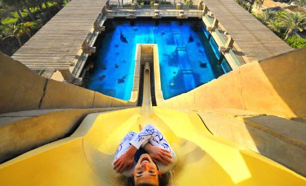 Rutsche durch das Haifischbecken