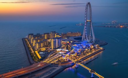 Ain Dubai auf Bluewaters Island